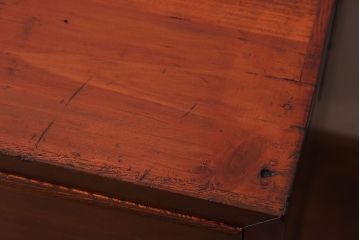 アンティーク家具　前面欅材!鉄脚付き衣装箪笥ローボード(時代箪笥)(1)