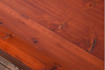 アンティーク家具　前面欅材!鉄脚付き衣装箪笥ローボード(時代箪笥)(2)