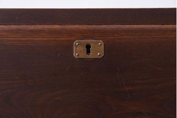 アンティーク家具　前面欅材!鉄脚付き衣装箪笥ローボード(時代箪笥)(2)