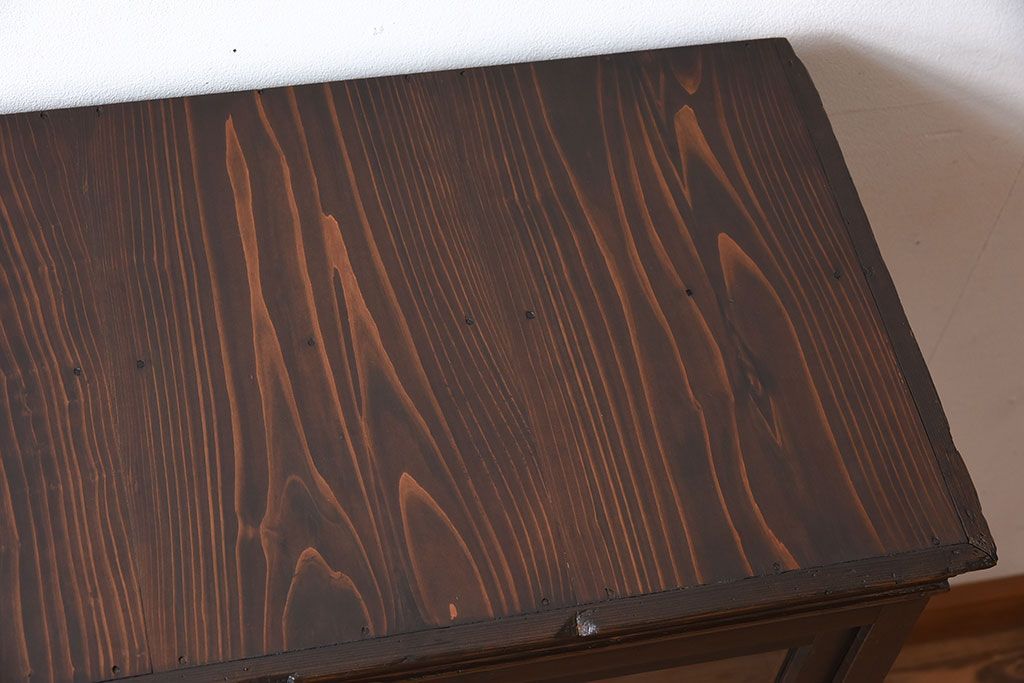 アンティーク家具　古民具・骨董　明治〜大正期　お洒落なアンティーク収納棚