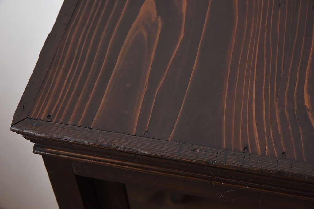 アンティーク家具　古民具・骨董　明治〜大正期　お洒落なアンティーク収納棚