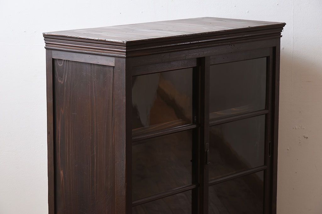 アンティーク家具　古民具・骨董　明治〜大正期　お洒落なアンティーク収納棚