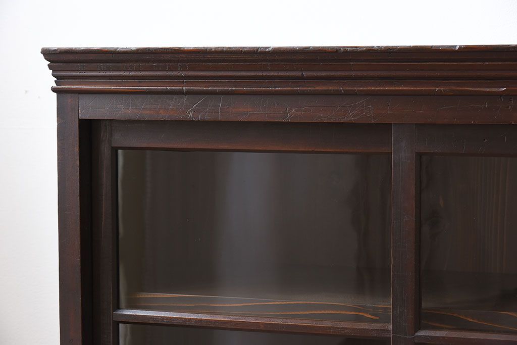 アンティーク家具　古民具・骨董　明治〜大正期　お洒落なアンティーク収納棚