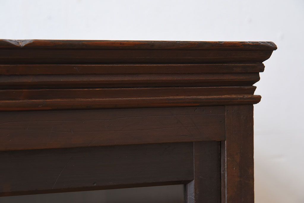 アンティーク家具　古民具・骨董　明治〜大正期　お洒落なアンティーク収納棚