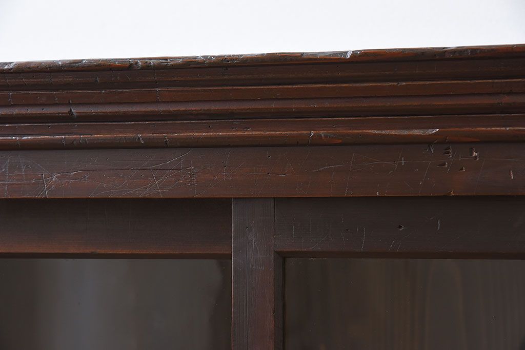 アンティーク家具　古民具・骨董　明治〜大正期　お洒落なアンティーク収納棚