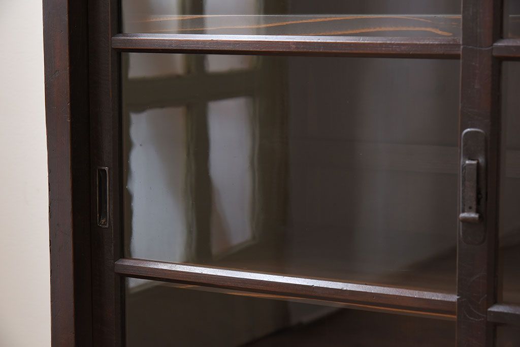 アンティーク家具　古民具・骨董　明治〜大正期　お洒落なアンティーク収納棚