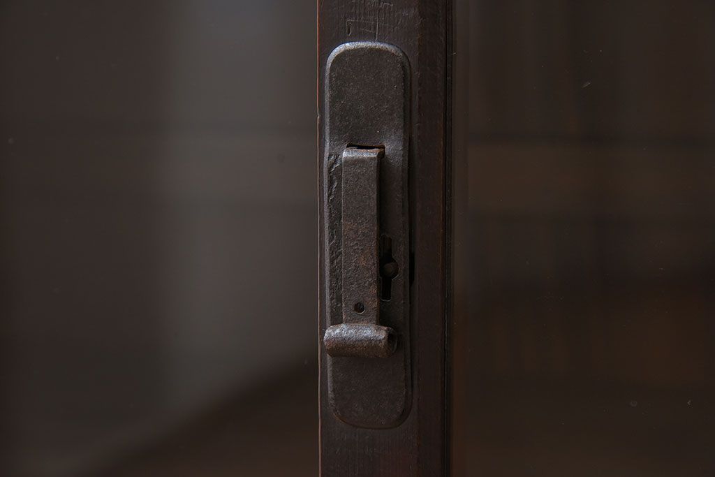 アンティーク家具　古民具・骨董　明治〜大正期　お洒落なアンティーク収納棚