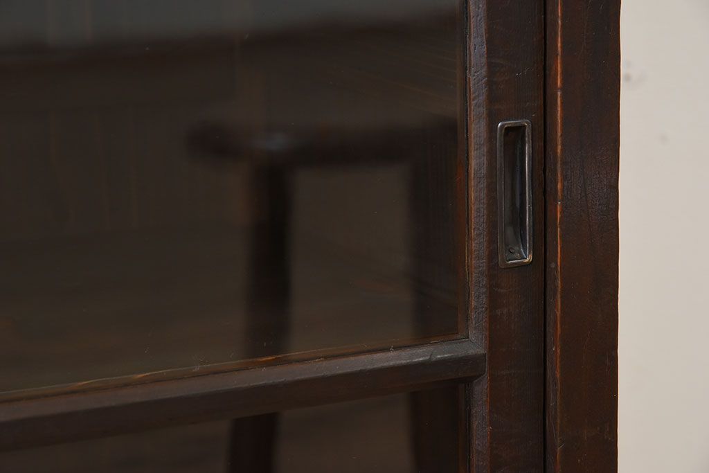 アンティーク家具　古民具・骨董　明治〜大正期　お洒落なアンティーク収納棚