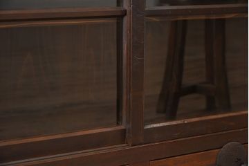 アンティーク家具　古民具・骨董　明治〜大正期　お洒落なアンティーク収納棚