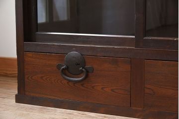 アンティーク家具　古民具・骨董　明治〜大正期　お洒落なアンティーク収納棚