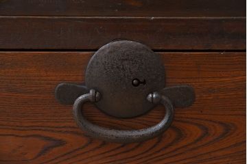 アンティーク家具　古民具・骨董　明治〜大正期　お洒落なアンティーク収納棚