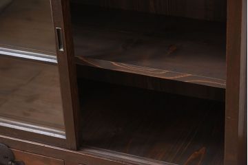 アンティーク家具　古民具・骨董　明治〜大正期　お洒落なアンティーク収納棚