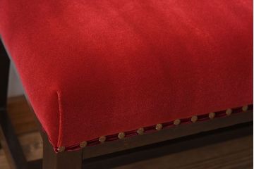 アンティーク家具　アンティーク　透かし彫り!古い木製のソファベンチ(2)