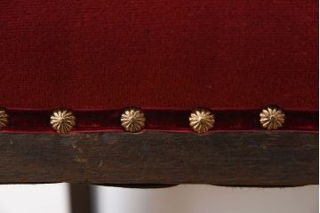 アンティーク家具　アンティーク　透かし彫り!古い木製のソファベンチ(2)