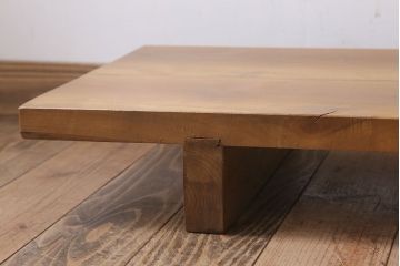 アンティーク家具　和製アンティーク　ホオ材　古い裁ち板