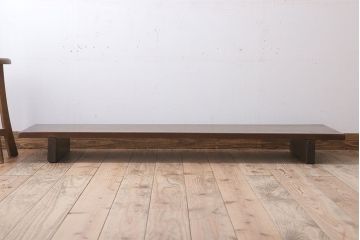 アンティーク家具　和製アンティーク　ホオ材　天板一枚板!古い裁ち板(2)
