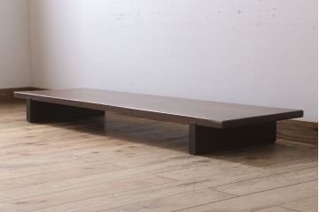 アンティーク家具　和製アンティーク　ホオ材　天板一枚板!古い裁ち板(2)