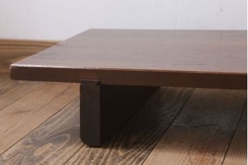 アンティーク家具　和製アンティーク　ホオ材　天板一枚板!古い裁ち板(2)