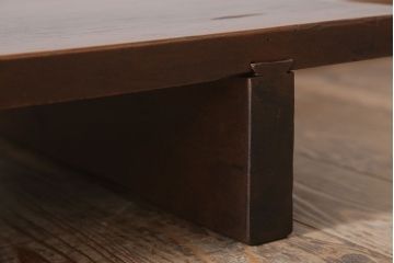 アンティーク家具　和製アンティーク　ホオ材　天板一枚板!古い裁ち板(2)