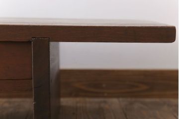 アンティーク家具　古民具・骨董　当時物の引出し付き!古い木製ローボード(裁ち板)