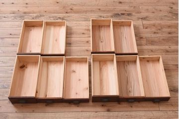 アンティーク家具　大正ロマン　高級品　古い栓材の豪奢な両袖机