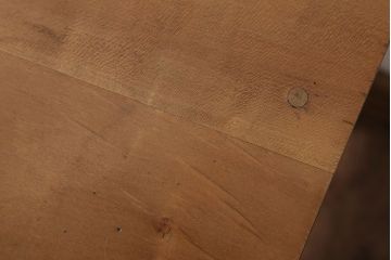 レトロ家具　昭和レトロ!古い木味が魅力的な角スツール(1)