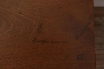 レトロ家具　昭和レトロな古い学校の角スツール(3)