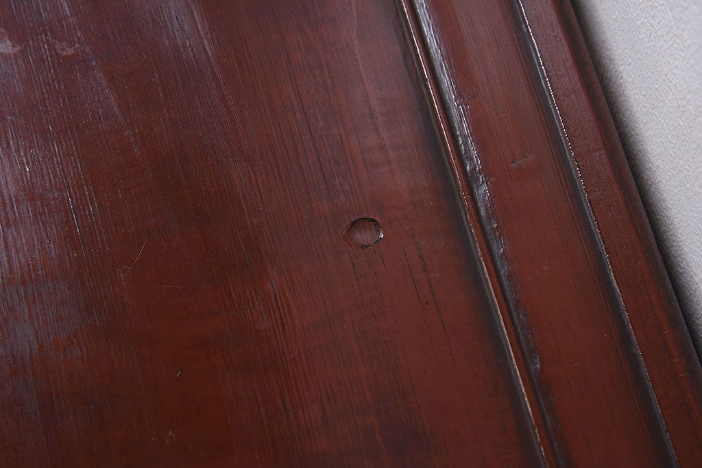 アンティーク家具　鎌倉彫　時代物　漆塗り　彫刻が美しい和製アンティークの大ぶりな座卓(1)