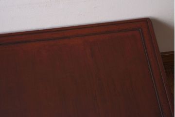 アンティーク家具　鎌倉彫　時代物　漆塗り　彫刻が美しい和製アンティークの大ぶりな座卓(2)
