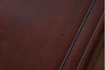 アンティーク家具　鎌倉彫　時代物　漆塗り　彫刻が美しい和製アンティークの大ぶりな座卓(2)