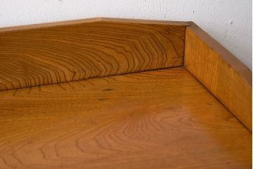 アンティーク家具　古い木製の小ぶりなアンティーク縦型書類棚(カルテケース)