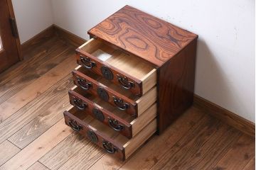 中古　伝統民芸家具　岩谷堂箪笥　No.423　1.5尺　抽出箱(小箪笥)(定価約15万円)
