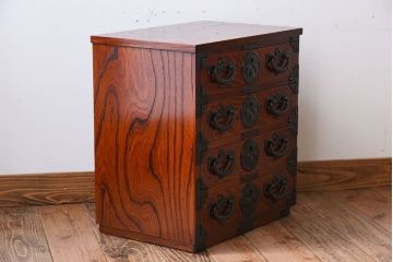 中古　伝統民芸家具　岩谷堂箪笥　No.423　1.5尺　抽出箱(小箪笥)(定価約15万円)