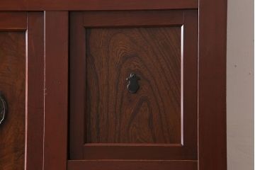 アンティーク家具　古民具・骨董　鏡板・前板欅材!味わい深いアンティーク金沢水屋箪笥