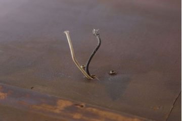 中古　イタリア製　優雅なデザインのキュリオケース(ガラスケース・飾り棚)(2)