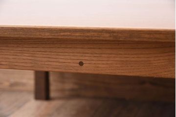 アンティーク家具　天板欅材!大ぶりなアンティークちゃぶ台(センターテーブル)