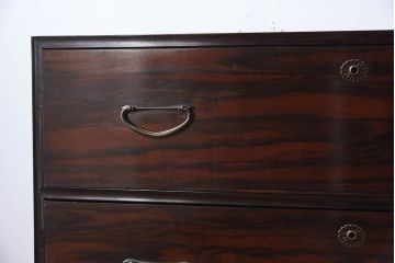 アンティーク家具　前面縞黒檀　関西産!上品な衣装箪笥(チェスト)