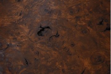 アンティーク雑貨　大正〜昭和期　瘤杢　古い栃材のアンティーク花台(飾り台)