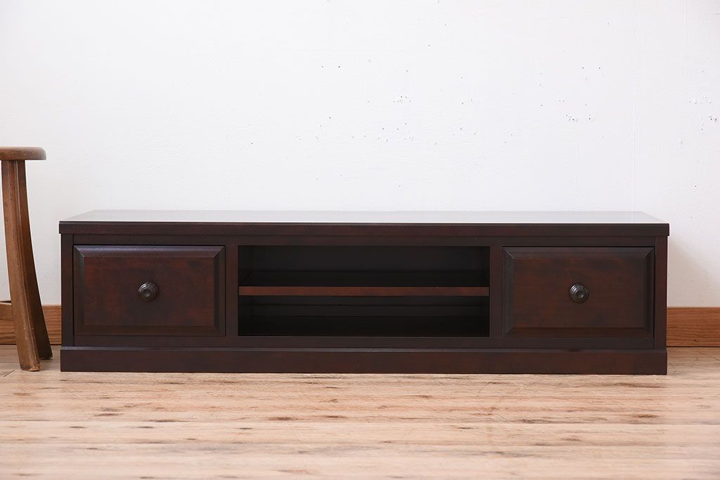 中古　北海道民芸家具　AVキャビネット(テレビボード)