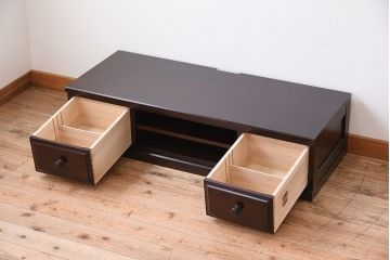 中古　北海道民芸家具　AVキャビネット(テレビボード)