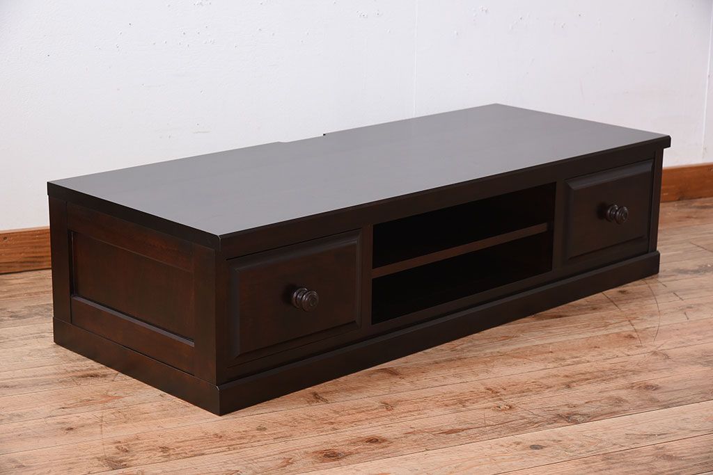 中古　北海道民芸家具　AVキャビネット(テレビボード)