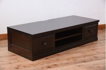 中古　北海道民芸家具　AVキャビネット(テレビボード)