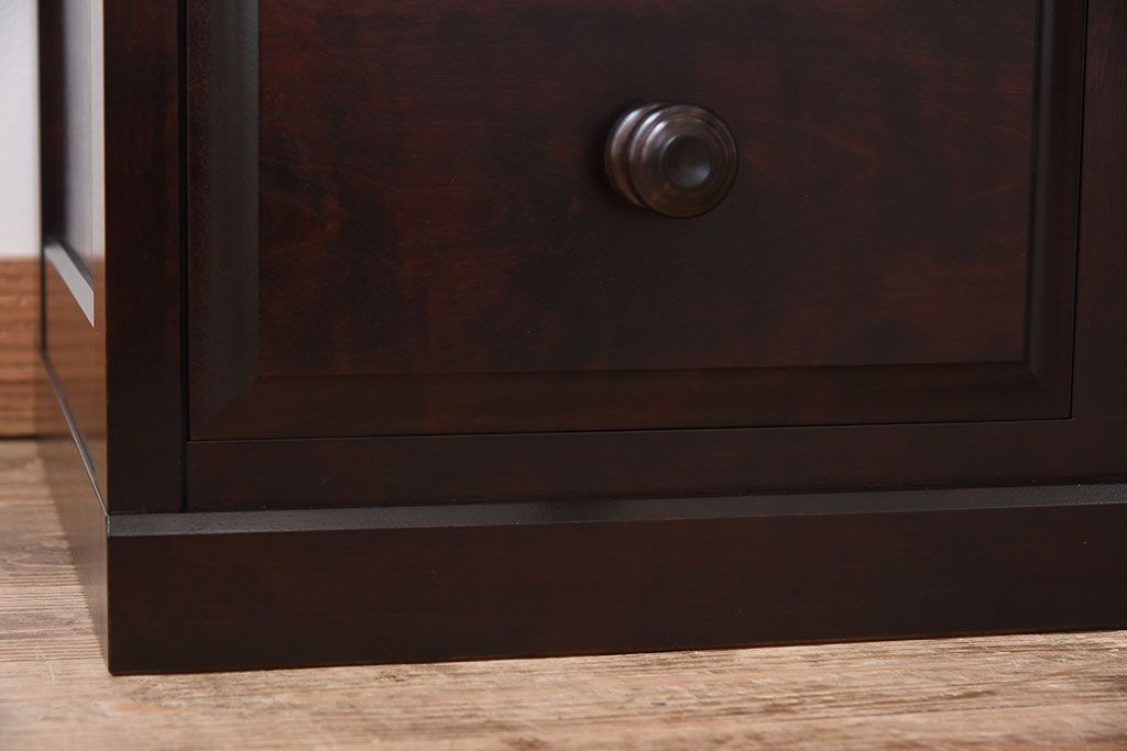 中古　北海道民芸家具　AVキャビネット(テレビボード)