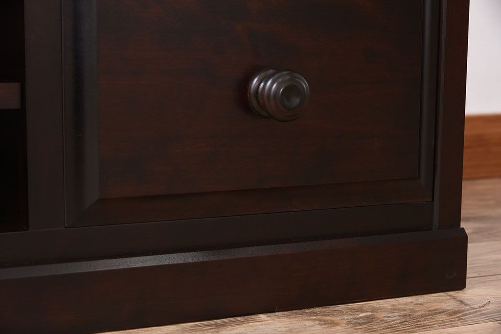 中古　北海道民芸家具　AVキャビネット(テレビボード)