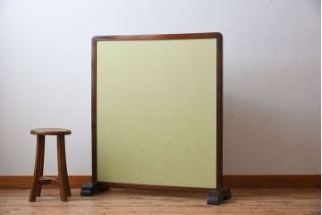 アンティーク雑貨　タモ材製　和風なアンティーク衝立(パーテーション)
