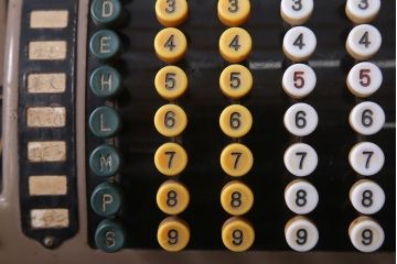 アンティーク雑貨　昭和レトロ!ノスタルジックなアンティークレジスター(1)