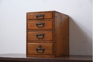 レトロ家具　総桐材製!レトロかわいい小引き出し