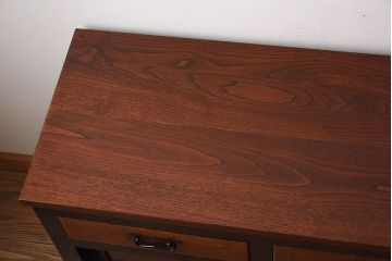 アンティーク家具　古民具・骨董　前面欅材・枠檜材製　明治期の古い時代箪笥サイドボード