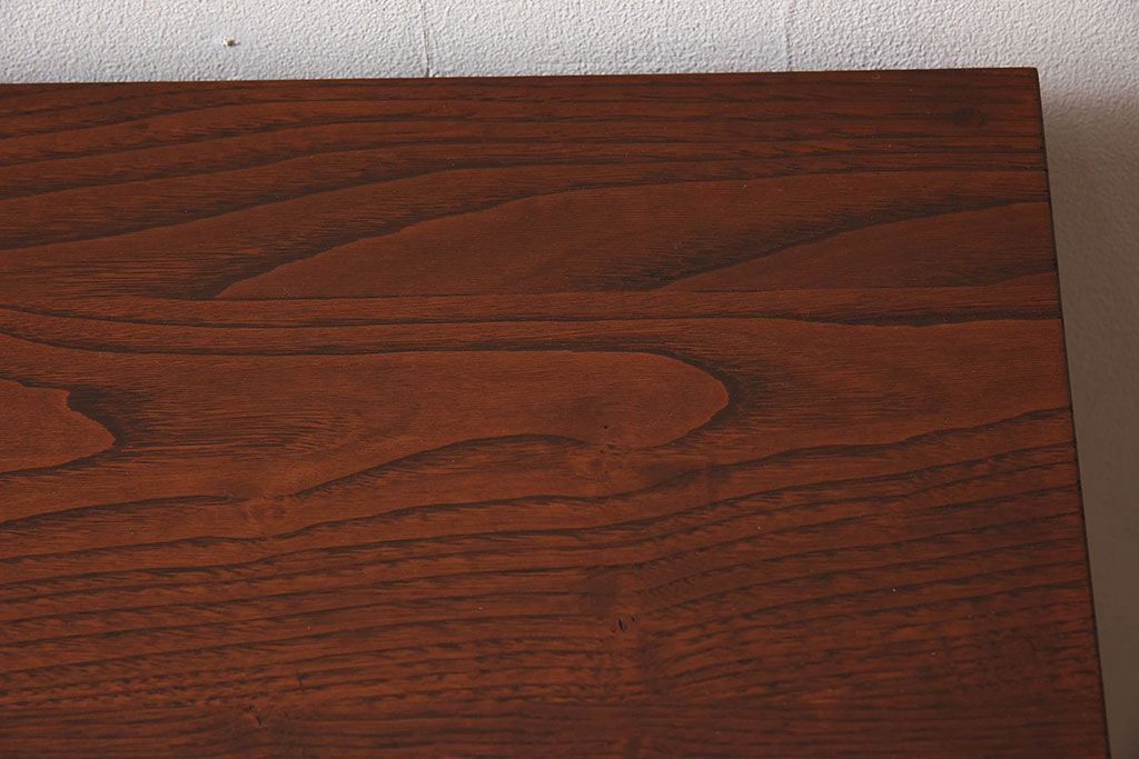 アンティーク家具　古民具・骨董　前面欅材・枠檜材製　明治期の古い時代箪笥サイドボード