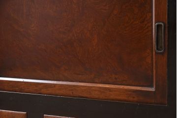 アンティーク家具　古民具・骨董　前面欅材・枠檜材製　明治期の古い時代箪笥サイドボード